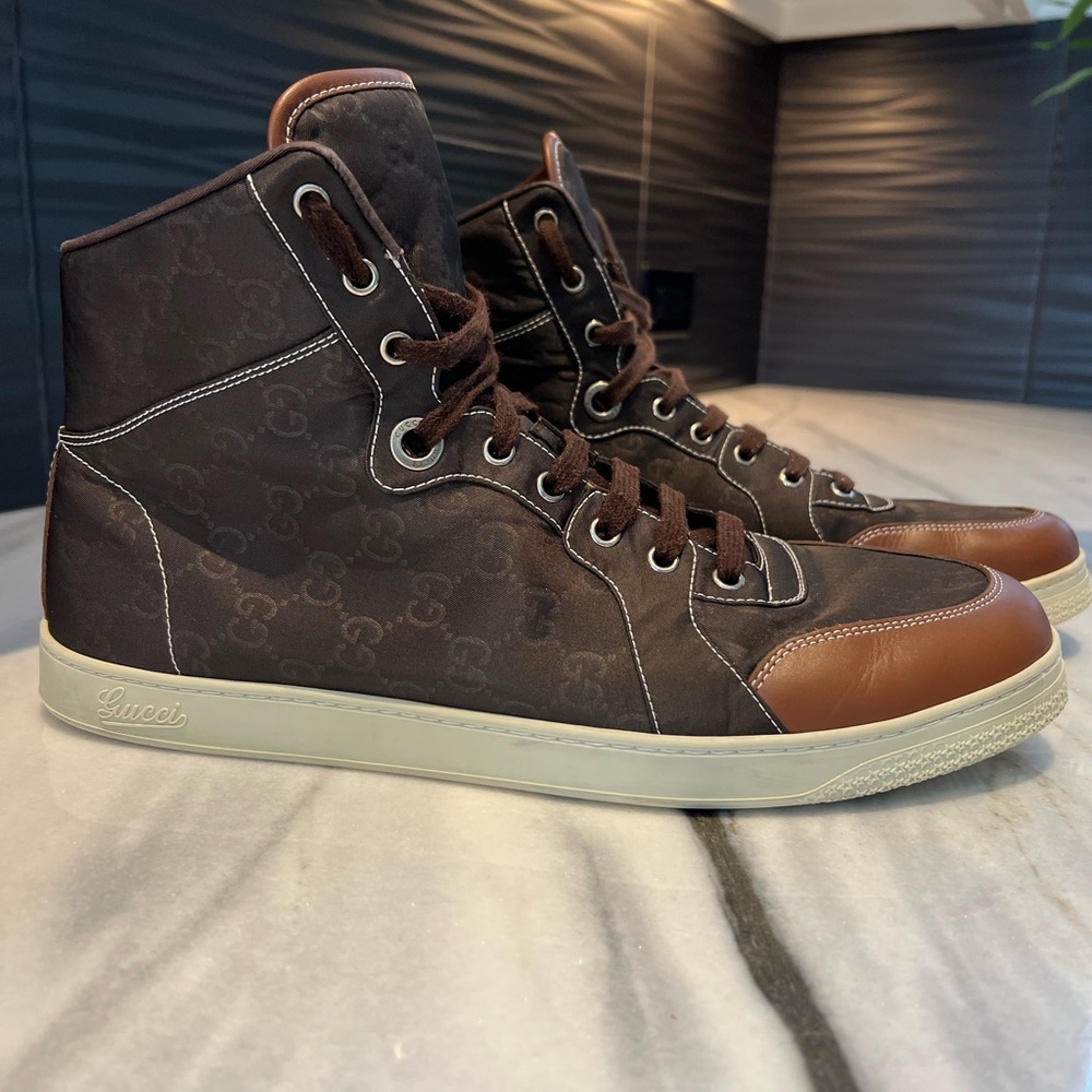 Gucci mens hightops. Good condition. Only worn 3 times